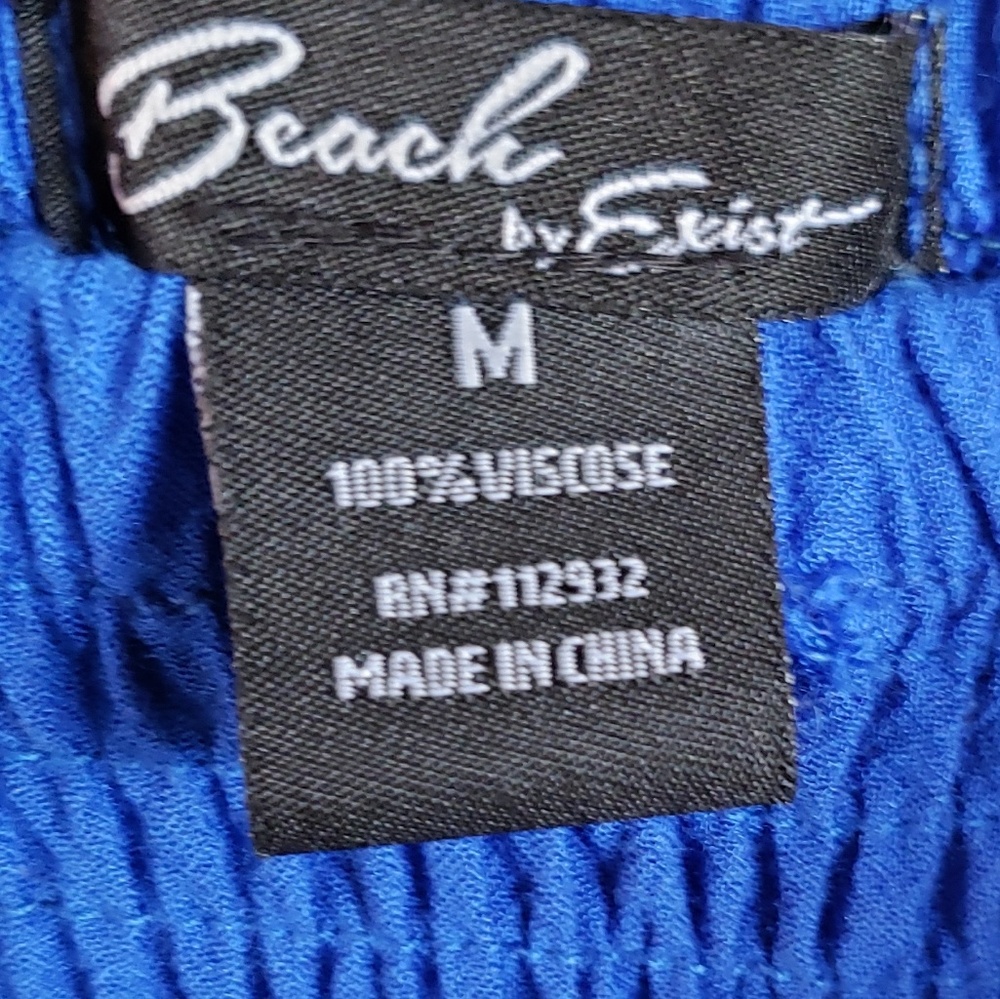 Beach by Exist embroidered blue/white dress. - Picture 7 of 7